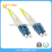 LC / UPC-LC / UPC Duplex Cable de conexión de fibra óptica